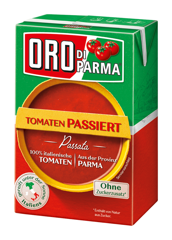 Passierte Tomaten im Combibloc