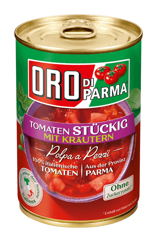 Stückige Tomaten Kräuter von ORO di Parma 425ml