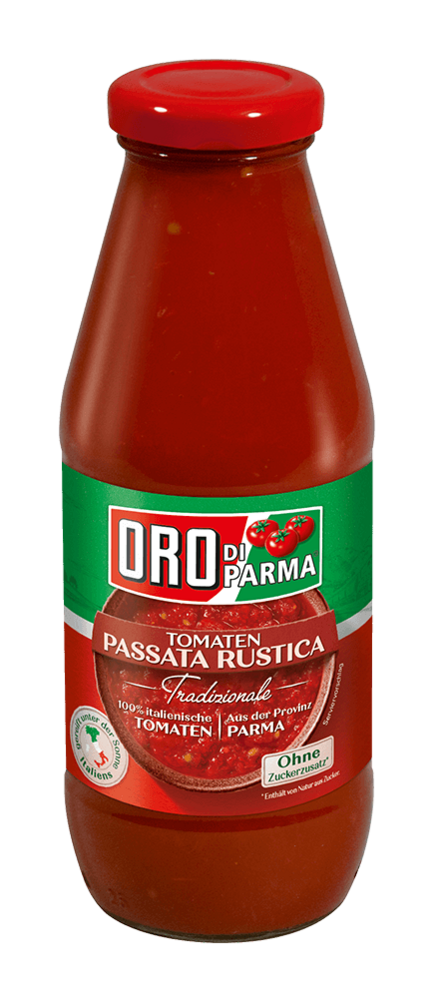 Passata Rustica in Glasflasche von ORO di Parma 400ml