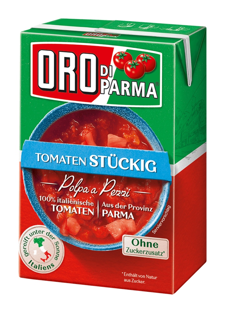 Stückige Tomaten von ORO di Parma 400g Combibloc