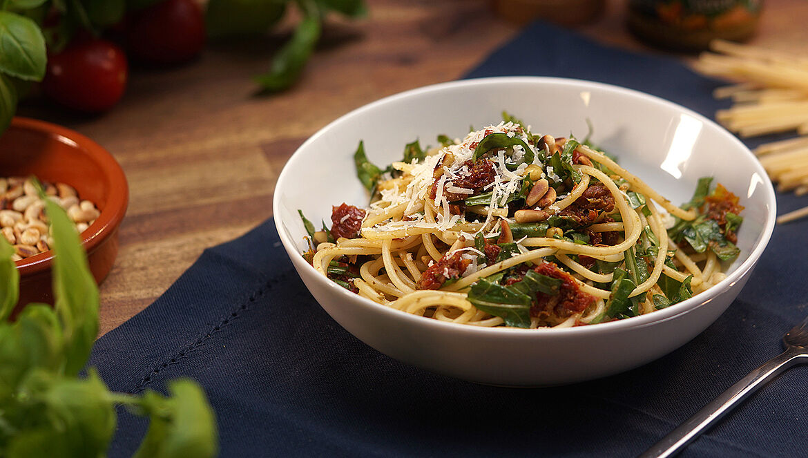 Italienischer Spaghettisalat | ORO di Parma