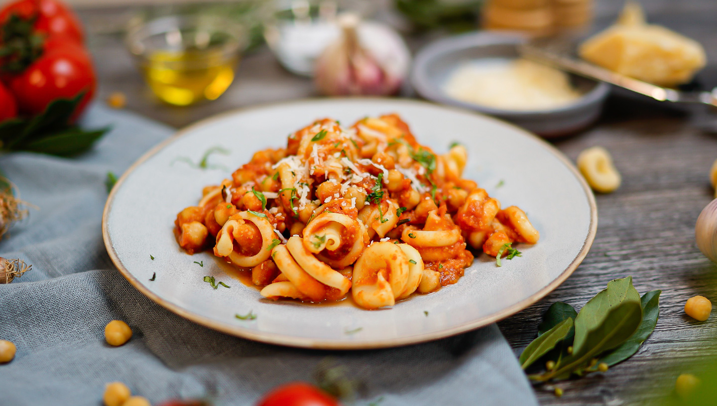 Pasta Mit Kichererbsen Oro Di Parma